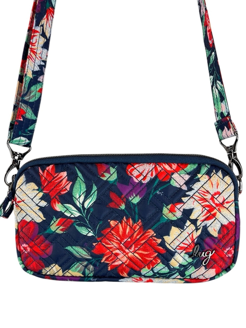 NWOT Lug Coupe XL Convertible Crossbody / Belt Bag in Bloom Revival Floral Print